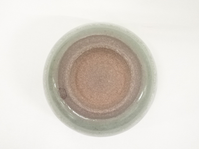 道具 ] - 道具 京焼 雲林院宝山造 青磁狂言袴茶碗（共箱） | ネット